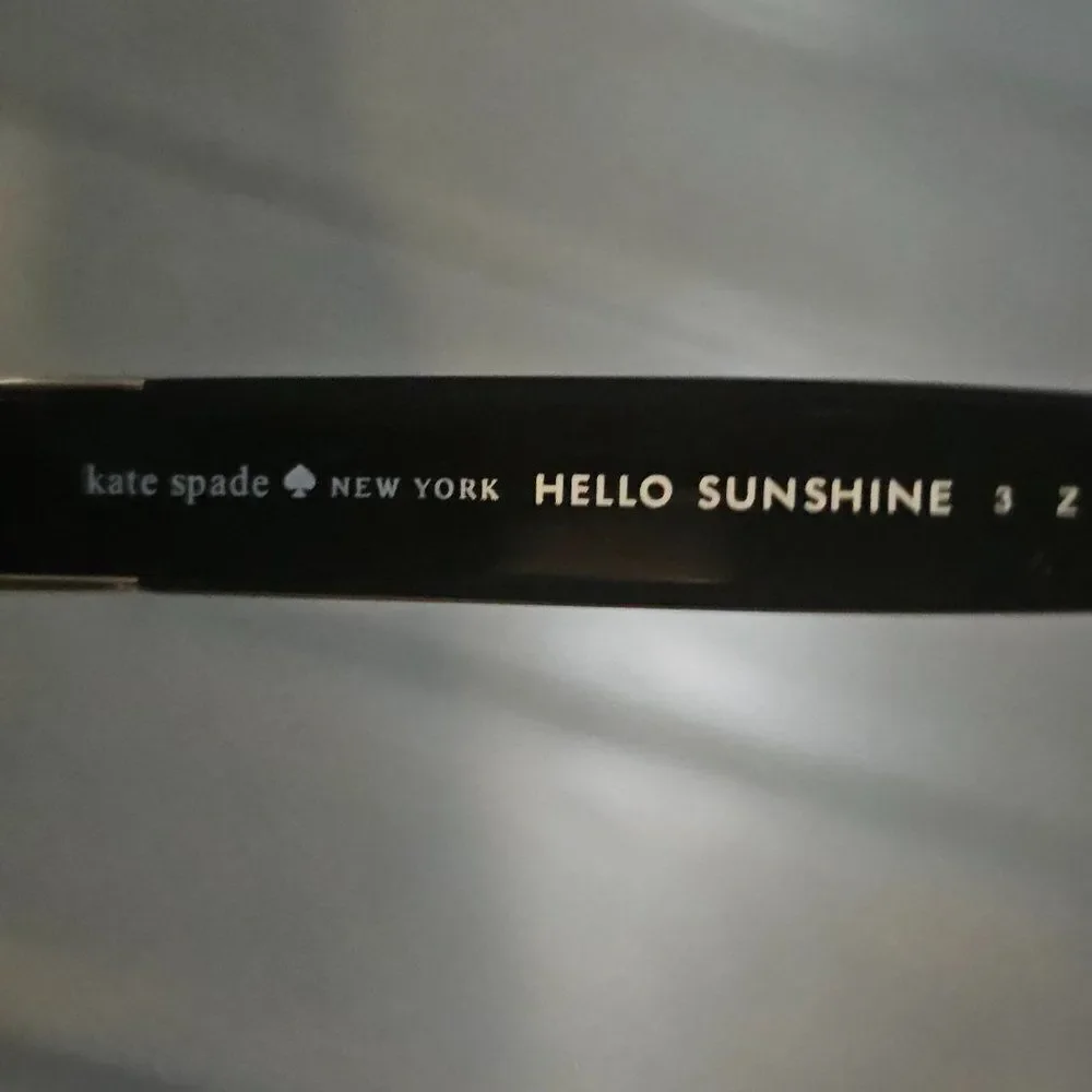 Kate Spade New York Women's Black Emmalynn Cat Eye Sunglasses- EMMALYNN/S 807M9